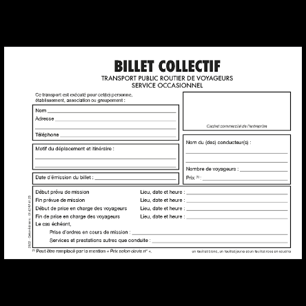 Billet collectif LOTI