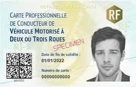 Carte professionnelle VMDTR
